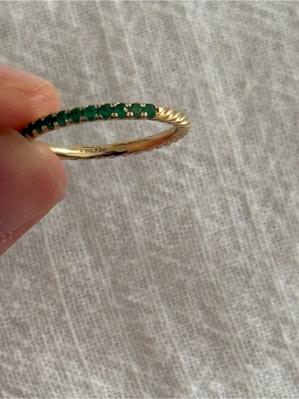 David Yurman Cable Collectibles stack ring 7